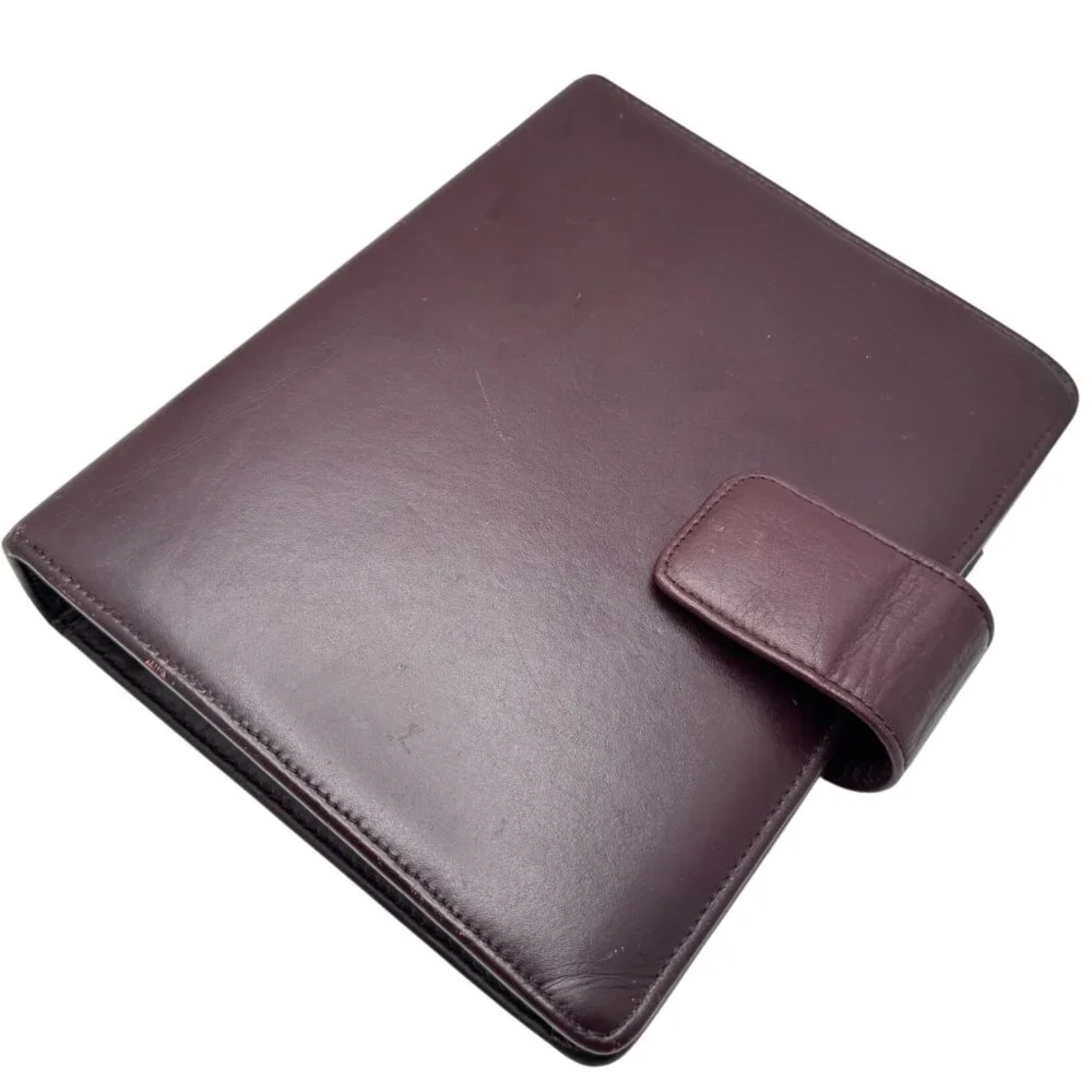 Day Runner Genuine Leather Classic Size Planner Binder Organizer
